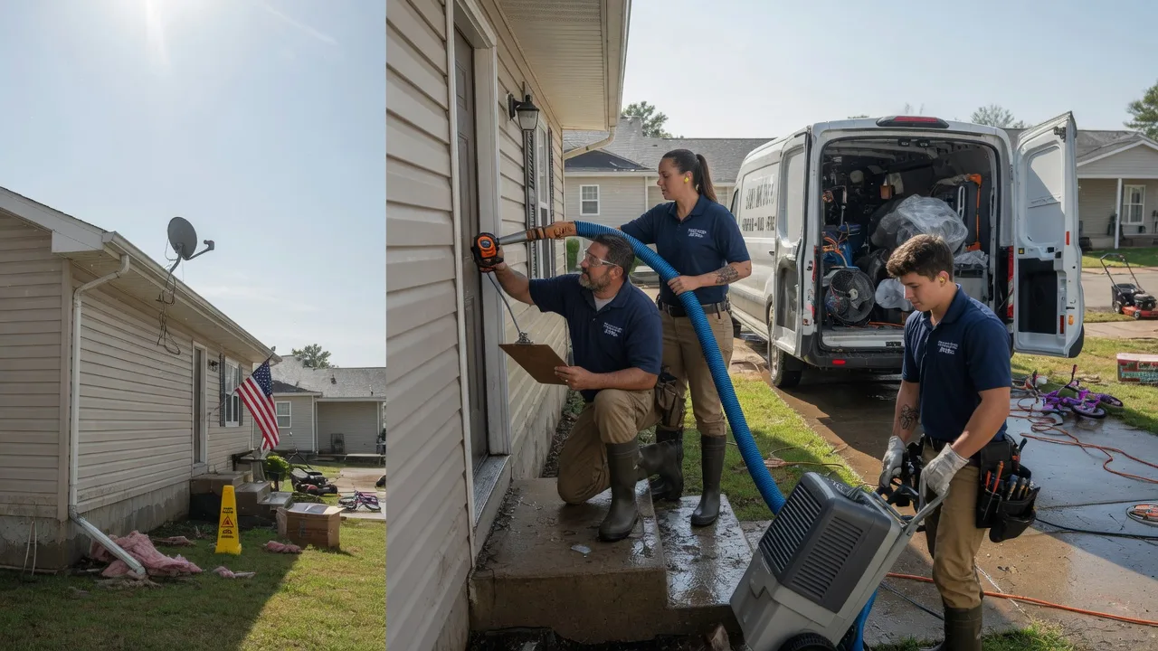 Ceiling Water Damage Restoration in Portis, KS near me